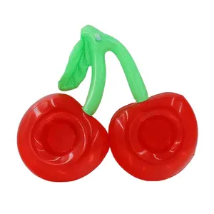 Mùa Hè Cherry Uống Cup Chủ Hồ Bơi Mini Inflatable Nổi Uống Chủ Hồ Bơi Đồ Chơi Cho Đảng Phụ Kiện