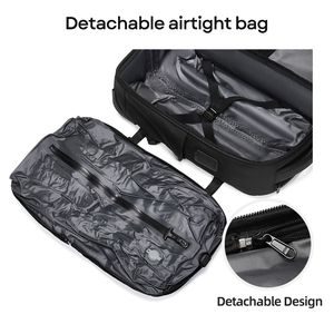 Smart Rolling Travel Backpack <strong>Wheels</strong> Hidden Straps Computer Backpack Laptop <strong>Rucksack</strong> - Product Image 6