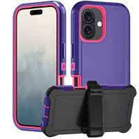 Étui de protection robuste et antichoc pour iPhone 17 avec clip ceinture – Coque intégrale blindée