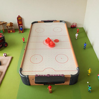 Mesa de Hockey de Aire para Niños, Juguete Eléctrico de Suspensión de Escritorio, Regalo de Cumpleaños, Interactivo para Padres e Hijos, MDF, Tamaño Pequeño