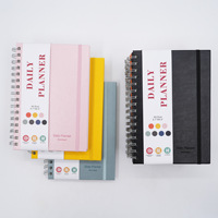 Carnet de planification quotidienne A5 en cuir PU de qualité supérieure, personnalisable, avec poche latérale, pour le bureau et la maison, par Y&G Wholesale.