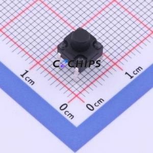 YTS1K0012EBT00 Tactile <b>Switch</b> Through hole Component (THT) <b>Switch</b> 2.5N 6.15mm 6.15mm 6mm - Product Image 1