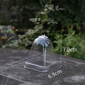 Fournitures <span class=keywords><strong>de</strong></span> <span class=keywords><strong>jardin</strong></span>, pot carré en plastique transparent <span class=keywords><strong>pas</strong></span> <span class=keywords><strong>cher</strong></span> <span class=keywords><strong>de</strong></span> 6,7 cm avec couvercle isolant et hydratant, <span class=keywords><strong>serre</strong></span> - Product Image 2