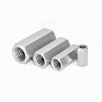 Premium Stainless Steel Hex Long Nut A2 -70 Elongated Hex Nuts 304 Metric Hardware Fastener Nut