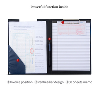 Kunden spezifischer Restaurant Hotel Menü ordner Faltbarer Clip board Bill Folder