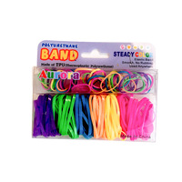 Vente en gros d'élastiques pour cheveux pour enfants, TPU jetables, élastiques pour cheveux, porte-queue de cheval pour filles, élastiques pour cheveux