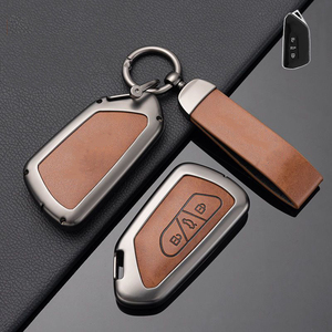 Funda para llave de coche de aleación de Zinc, decoración de estilo para <span class=keywords><strong>Skoda</strong></span> <span class=keywords><strong>Octavia</strong></span> A8 Pro <span class=keywords><strong>2021</strong></span> 2022 2023 2024 2025, accesorio de protección de carcasa para llave - Product Image 4