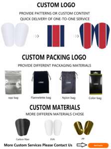 Espinilleras de Fútbol Personalizadas - Protección Profesional, Transpirables, Escudo de Panal Ultra Resistente, Impresión por Sublimación de Calor, Certificación Profesional - Product Image 4