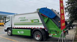 זול בשימוש 8 מטר מעוקב 15m3 20m3 20 מ "מ דיזל חשמלי 4 x2 משאית אשפה - Product Image 5