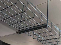 Panier de câbles électrique intérieur en acier galvanisé Trapèze Clip de suspension Treillis métallique Plateau de câbles