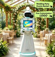 Modèle de photomaton robotisé mobile pour mariages, fêtes et célébrations, avec édition automatique à distance et impression, destiné aux entreprises de location d'événements