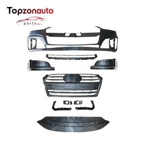 Pare-chocs avant Topzonauto OEM 8W0807065 8WD807065S en plastique PP apprêté pour Audi A4 B9 2017-2019 – Pièce de rechange pour carrosserie automobile - Product Image 1