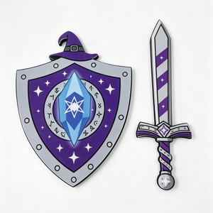 Juego de <span class=keywords><strong>Espada</strong></span> y Escudo de Espuma EVA, Juego de Rol de Caballero, Juguete No Tóxico y Ecológico para Niños, Fiesta de Disfraces - Product Image 3