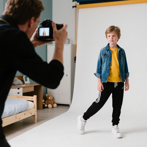 Servizio Video e Foto con Modelli Virtuali Alimentati da IA per Abbigliamento Bambini e Neonati, con Voiceover Incluso per <span class=keywords><strong>Marketing</strong></span> su TikTok e Amazon - Product Image 1