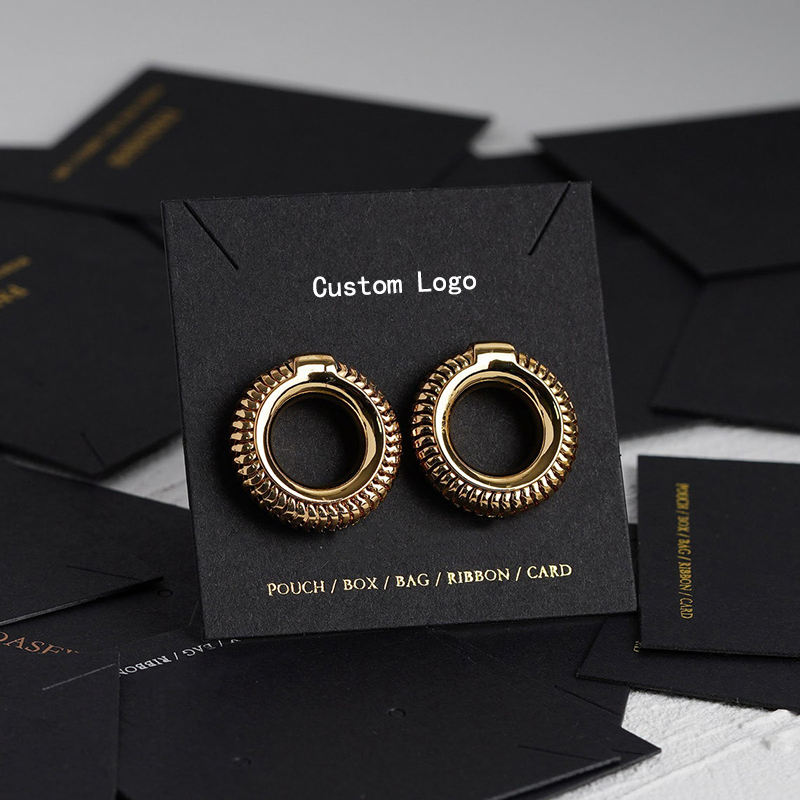 Collier Boucle d'oreille Carte Noir