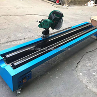 Machine de découpe manuelle pour rouleaux de film étirable, bâches et banderoles flexibles