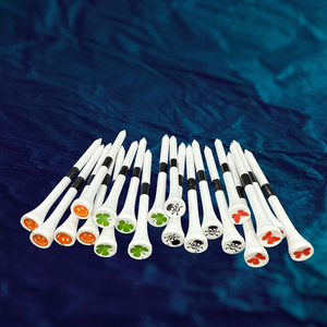 Premium 30 Bamboo Golf Tees Calidad garantizada Tiempo de producción rápido Precio de fábrica competitivo Estándares de exportación globales - Product Image 1