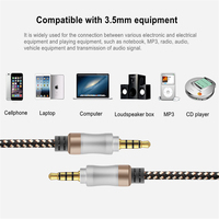 Câble audio stéréo plaqué or, 10 mètres, 3.5mm, câble optique aux, oreillettes, extension durable, 4 pôle
