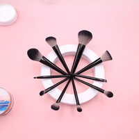 Bonne qualité en gros transfrontalier nouveau Mini pinceau de maquillage 10 poudre libre Blush pinceau ombre à paupières Portable ensemble de voyage