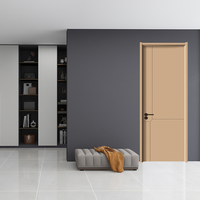 Pintu Interior Datar Laminasi CPL Grosir, Pintu Kayu Minimalis Modern, Kedap Suara, Anti Gores, Polimer Doo