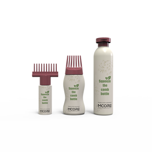 Emballage pour extensions de cheveux, impression personnalisée, flacon applicateur d'huile capillaire vide à presser avec bouchon peigne, 60 ml, 100 ml, 170 ml, 210 ml, 300 ml - Product Image 5