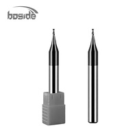 Micro-foret en carbure monobloc de petit diamètre en tungstène pour usinage de précision CNC, acier trempé, acier inoxydable