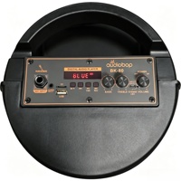 Altavoz Karaoke para el Hogar, Tweeter de 8 Pulgadas, 10w, 3 Botones, Bluetooth, TWS, Pantalla LED, USB, TF, FM, Micrófono con Cable, para Fiestas de Cumpleaños y al Aire Libre
