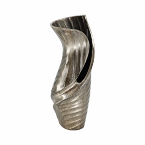 Vaso Scultoreo in Metallo per Arredamento Soggiorno, Elegante Vaso per Fiori per Sala da Pranzo, Camera da Letto, Ufficio - Product Image 2