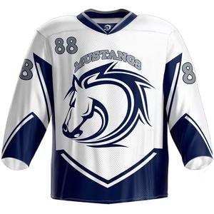 Equipo personalizado totalmente sublimado impreso hombres camiseta de hockey sobre hielo para la venta más rápida respuesta - Product Image 1