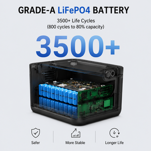 Station d'alimentation portable OEM 300W, batterie 192Wh, générateur solaire avec charge rapide PD 65W pour le camping et les situations d'urgence - Product Image 4
