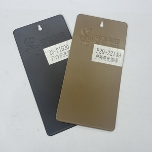 Revêtement en poudre à effet <span class=keywords><strong>bois</strong></span> en acier inoxydable, non toxique, brun doré antique, texture froissée pour - Product Image 3
