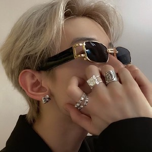 KROKODIL modeli 1148 Unisex tam çerçeve moda güneş gözlükleri serin sınır ötesi Trendy sokak-çekim dekoratif lensler UV400 için - Product Image 2