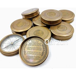 Boussole de poche Stanley avec cadran à aiguille, en laiton, cadeau nautique de collection pour la randonnée (2 pouces) - Product Image 3