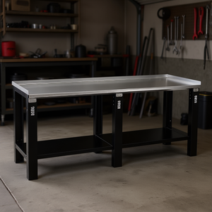 Banco de Trabajo 506 Th con Superficie de Acero, 72 Pulgadas de Largo x 30 Pulgadas de Ancho x 36 Pulgadas de Alto, Resistente, para Almacenamiento en Garaje o Taller - Product Image 3
