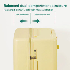 Valigia Trolley con Serrature TSA, Nuovo Design 2025, 20 24 26 Pollici, Bagagli Grandi, Valigie Rigide e <span class=keywords><strong>Borse</strong></span> - Product Image 4