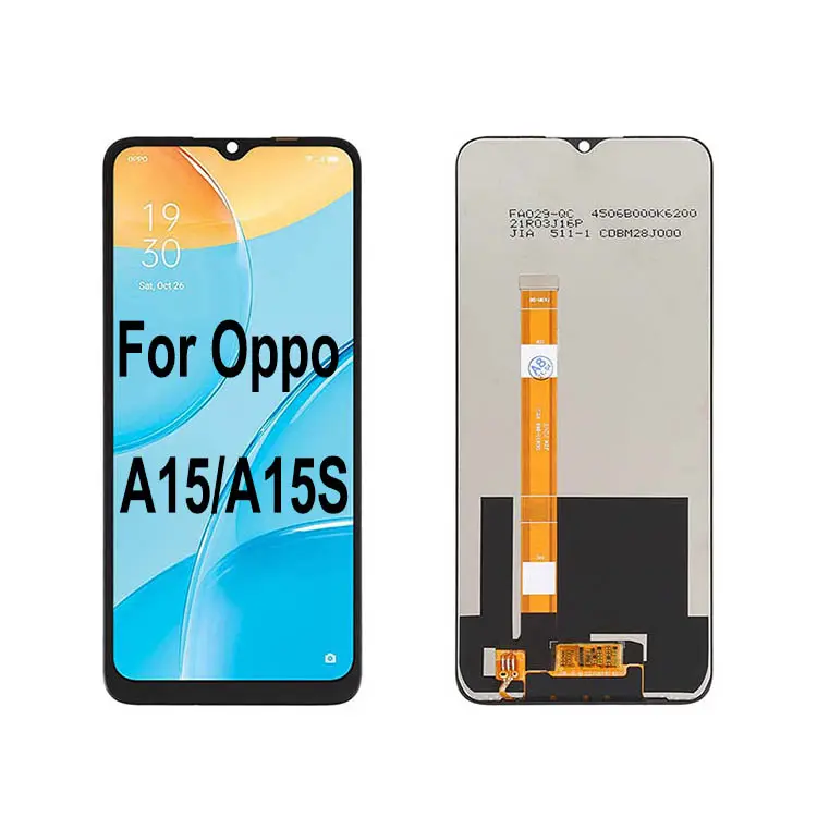 6.52 "מקורי מגע מסך מובייל טלפון לoppo A15 A15s A35 סיטונאי קטן טלפון נייד טלפון צגי Lcd עבור Oppo מסך תצוגה