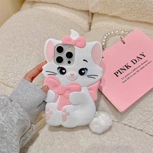 เคสโทรศัพท์สไตล์แฟชั่นลายการ์ตูนน่ารัก <span class=keywords><strong>Marie</strong></span> <span class=keywords><strong>Cat</strong></span> ขอบเต็มรูปแบบออกแบบได้เองสำหรับ iPhone 15 16 PRO MAX - Product Image 2