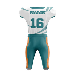 Tenue d'équipe 100 % polyester, uniforme de football américain de qualité supérieure, uniforme de football américain personnalisé pour les joueurs d'équipe - Product Image 3