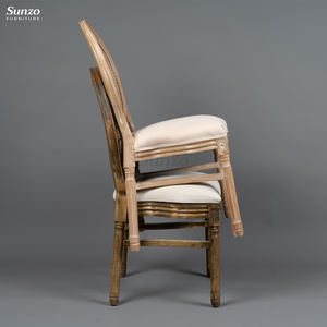 Meubles Vintage français rustique en rotin Antique à dos de canne <span class=keywords><strong>Louis</strong></span> pour événement chaises de mariage - Product Image 5