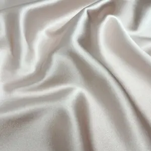 Wholesale 19m/m Stiff Natural Mulberry Silk Promotion Modern Shiny Charmeuse Satin Fabric For Lade Dress Clothing Pillows Kimono