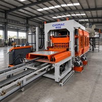 Machine de fabrication de blocs creux entièrement automatique, ligne de production hydraulique de briques creuses et pleines en ciment avec vibration PLC QT12-15S