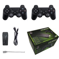 Console de jeu M8 avec deux manettes, jeu familial sans fil pour deux joueurs, design rétro classique pour la maison et connectivité USB