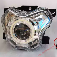 Ensemble de phares de moto pour Cygnus-X 4ème génération, modification LED, double lentille, ampoule Cenon, accessoires d'éclairage