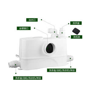 Pompe à eaux usées DAB Genix 130, hauteur de refoulement 7m, débit 7l/min, station de relevage centrifuge électrique pour eaux usées sanitaires - Product Image 5