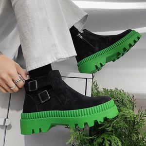 Botas de Cuero con Cremallera para Hombre, Nueva Moda de Otoño e Invierno - Product Image 5