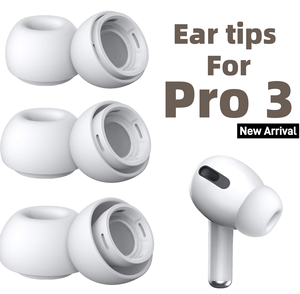 Сменные силиконовые вкладыши для наушников Air pods Pro 3 GEN с шумоподавлением и пылезащитным экраном (S/ <span class=keywords><strong>M</strong></span>/ L) - Product Image 2