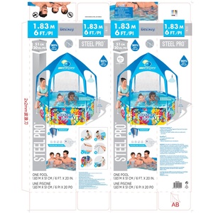 Bestway 5618S 6 'x 20 "Hot Sản phẩm mới hồ bơi & Phụ Kiện Vòng đứng Lều hồ bơi cho trẻ em - Product Image 6