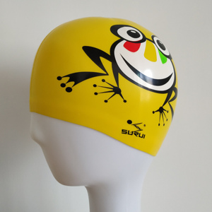 Chapeau <span class=keywords><strong>de</strong></span> <span class=keywords><strong>bain</strong></span> en Silicone Durable, casquette <span class=keywords><strong>de</strong></span> plage, imperméable, Cool, pour le sport - Product Image 3