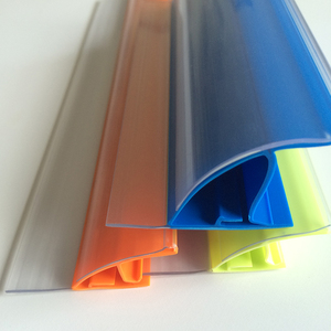 Tùy chỉnh anchen lớp Hội Đồng Quản trị PVC ép đùn hồ sơ thẻ nhựa nhãn dải cho siêu thị cửa hàng bách hóa cung cấp - Product Image 5