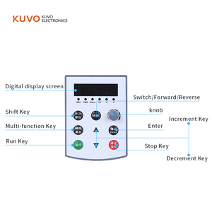 JHI600 VFD 5.5KW 380V ตัวควบคุมความเร็วรอบมอเตอร์แบบปรับความถี่ได้ - Product Image 5